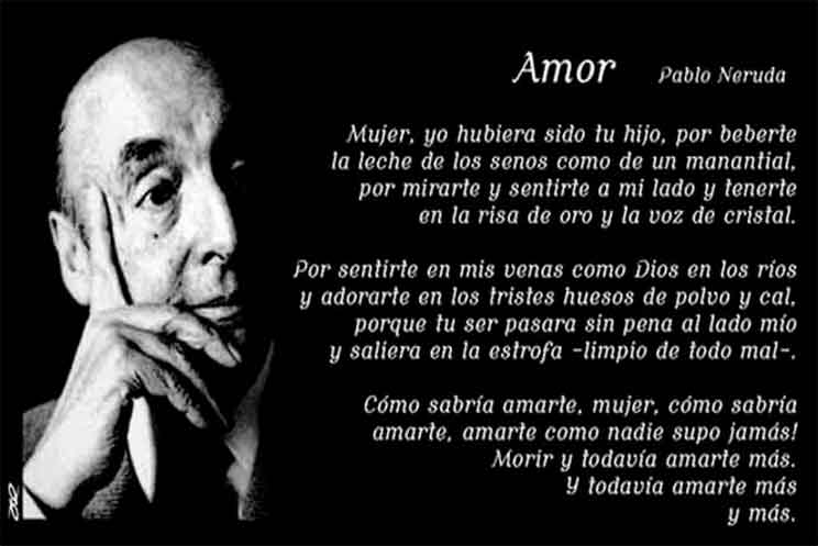 Pablo Neruda Poema Amor